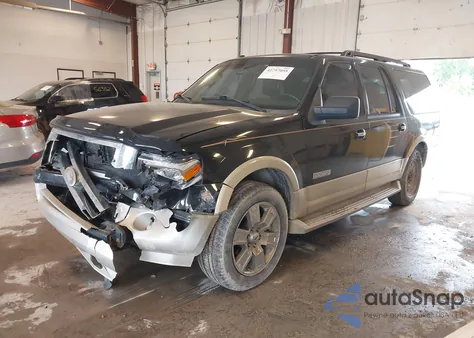 2008 Ford Expedition El Eddie Bauer из США, поврежденный, VIN 1FMFK185X8LA10633